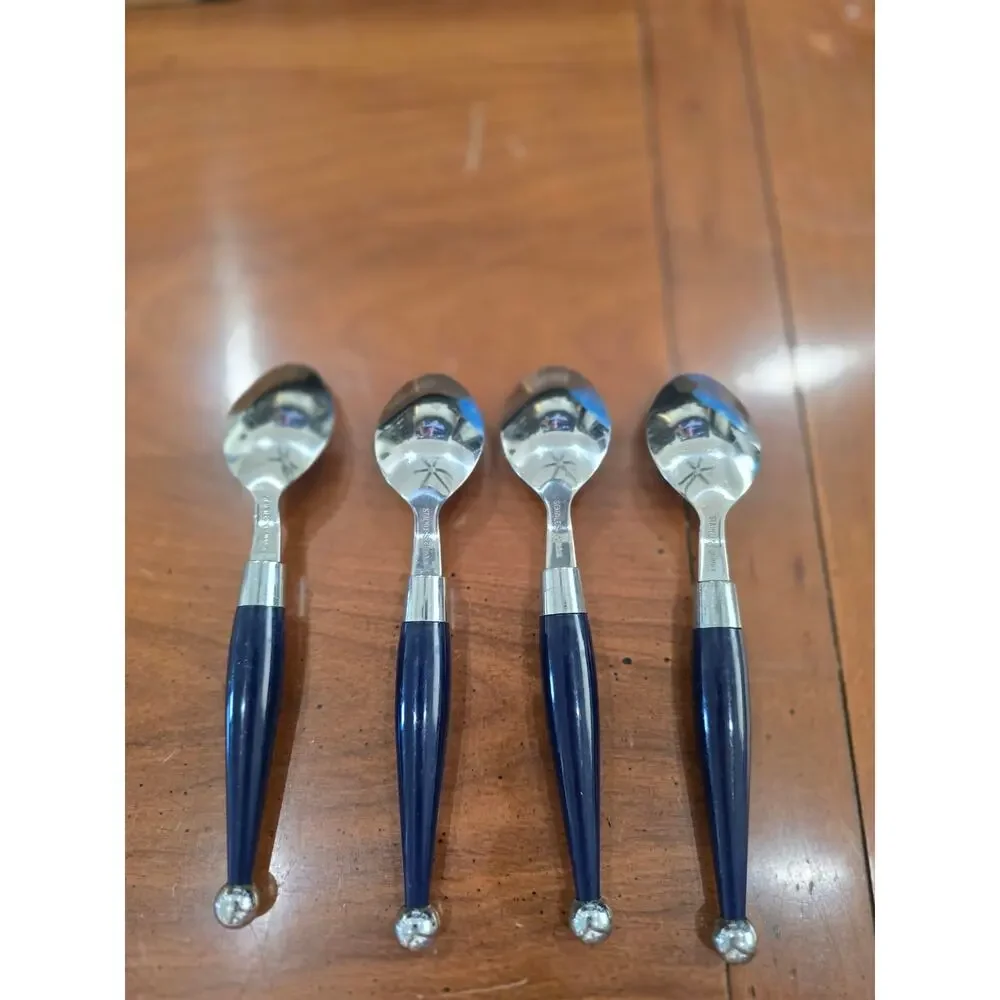 Vintage Spoons unbranded style Cambridge Fiesta set of 3 smaller size